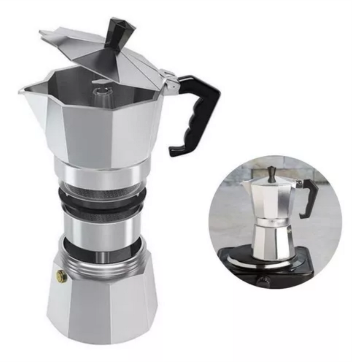 Cafeteira Italiana 9 Xícaras Café Expresso