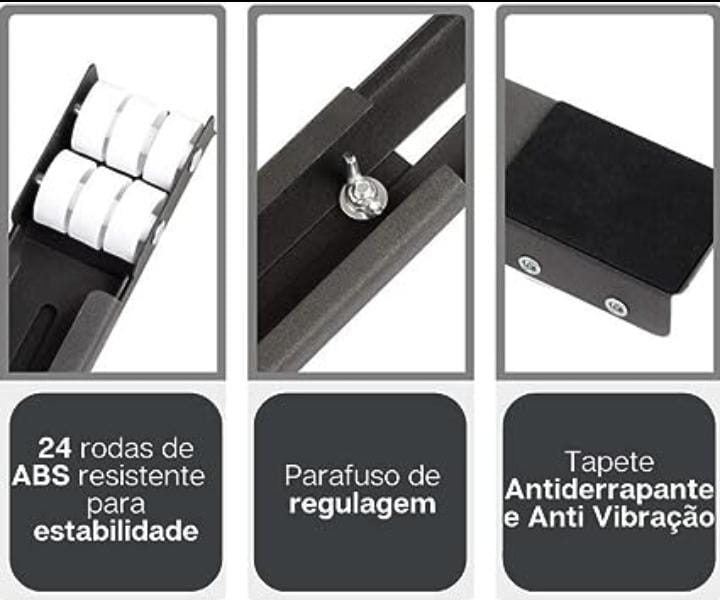 Base Suporte Com Rodinhas Para Geladeira, Fogão, Máquina de Lavar