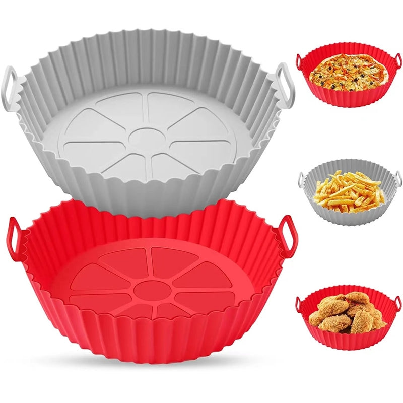 Forma Para Air Fryer De Silicone Antiaderente