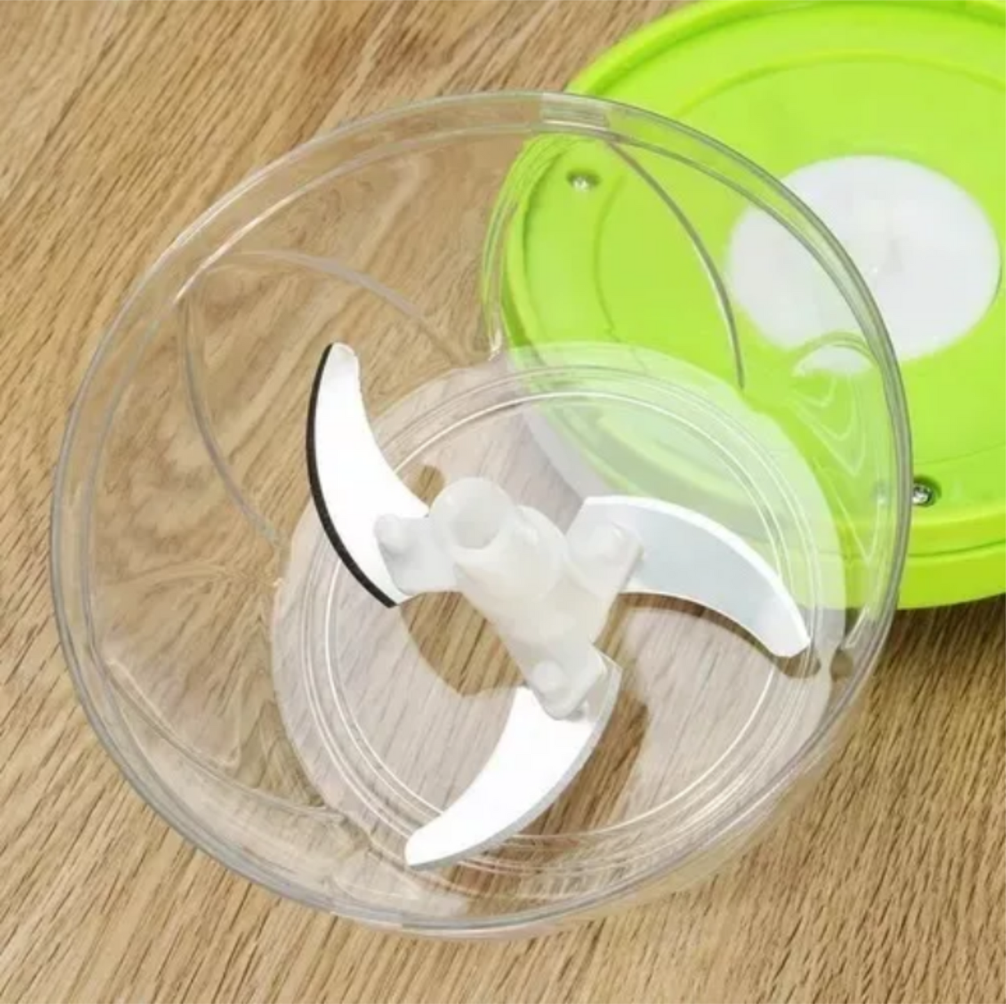 Cortador De Alho Alimentos Folhas Spin Cutter 3 Lâminas