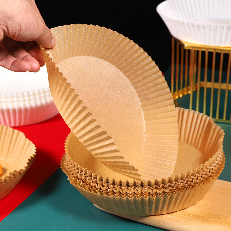 Forro de Papel Antiaderente Para Airfryer kit com 50 unidades