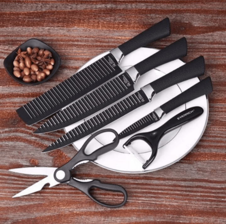 Kit com 6 peças Facas Antiaderentes - Summa Útil